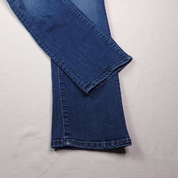 Ann Taylor Womens Loft Curvy Straight Jeans 25 Low Rise Medium Wash Stretch - Picture 5 of 9